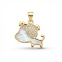 Dije Chapa de oro 18K · DI-285