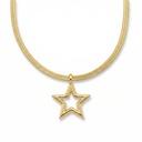 Collar Chapa de oro 18K · C-018