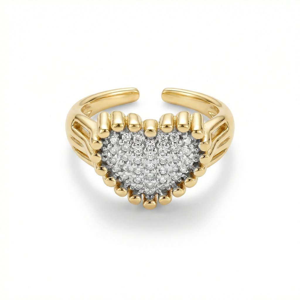 [AN-845] Anillo Chapa de oro 18K · AN-845