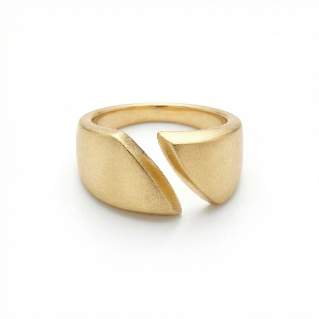 [AN-838] Anillo Chapa de oro 18K · AN-838