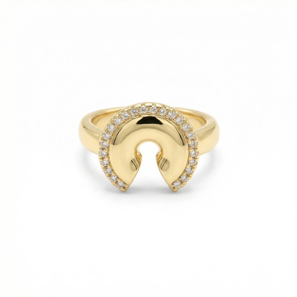 [AN-834] Anillo Chapa de oro 18K · AN-834