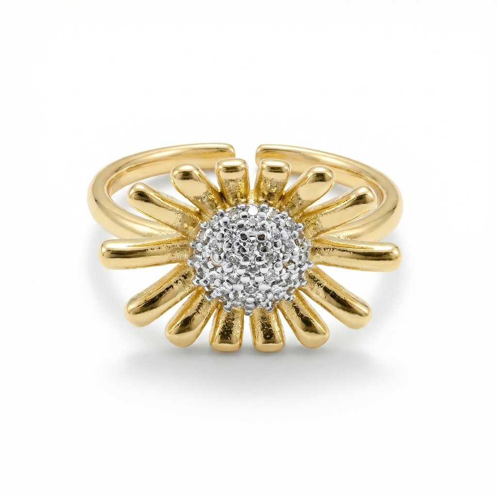 [AN-828] Anillo Chapa de oro 18K · AN-828