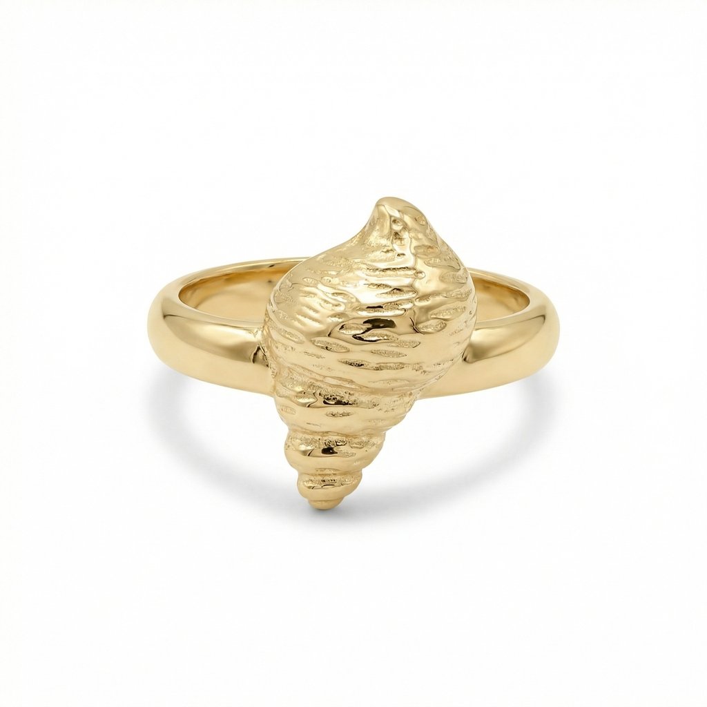 [AN-825] Anillo Chapa de oro 18K · AN-825