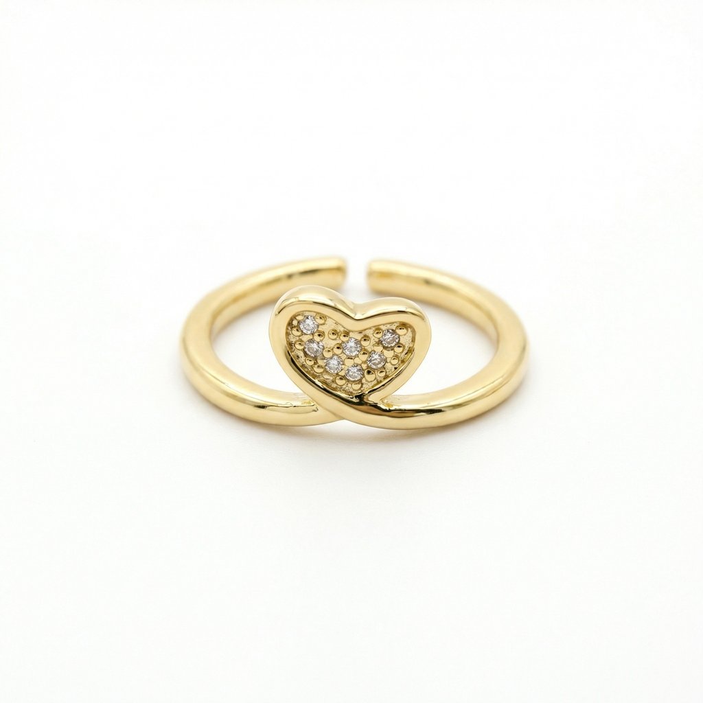 [AN-820] Anillo Chapa de oro 18K · AN-820