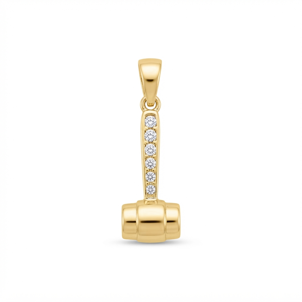[DI-252] Dije Chapa de oro 18K · DI-252