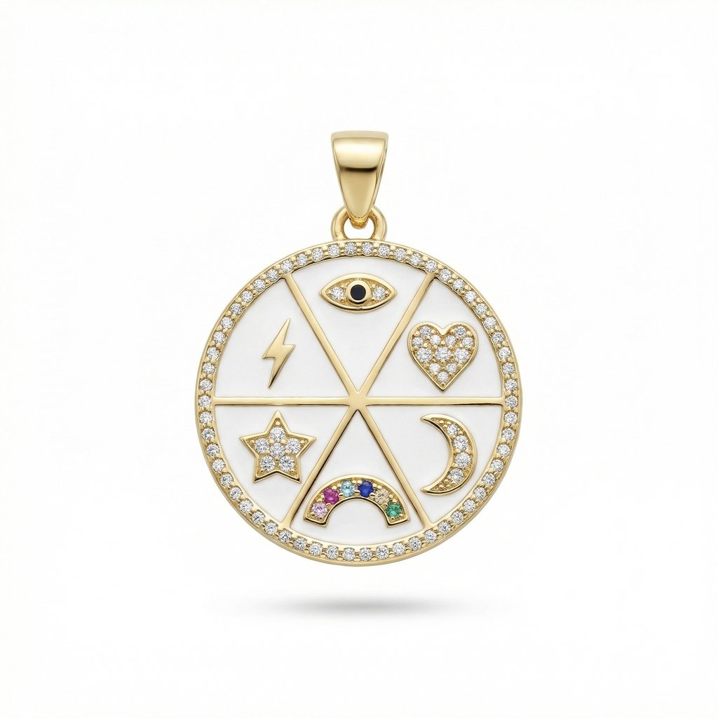 [DI-243] Dije Chapa de oro 18K · DI-243