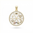 Dije Chapa de oro 18K · DI-243