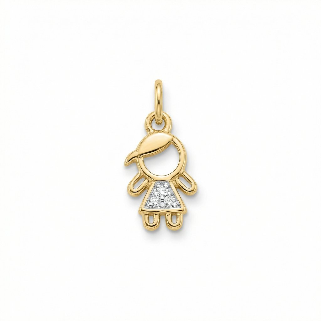 [DI-233] Dije Chapa de oro 18K · DI-233