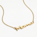 Collar Chapa de oro 18K · C-154