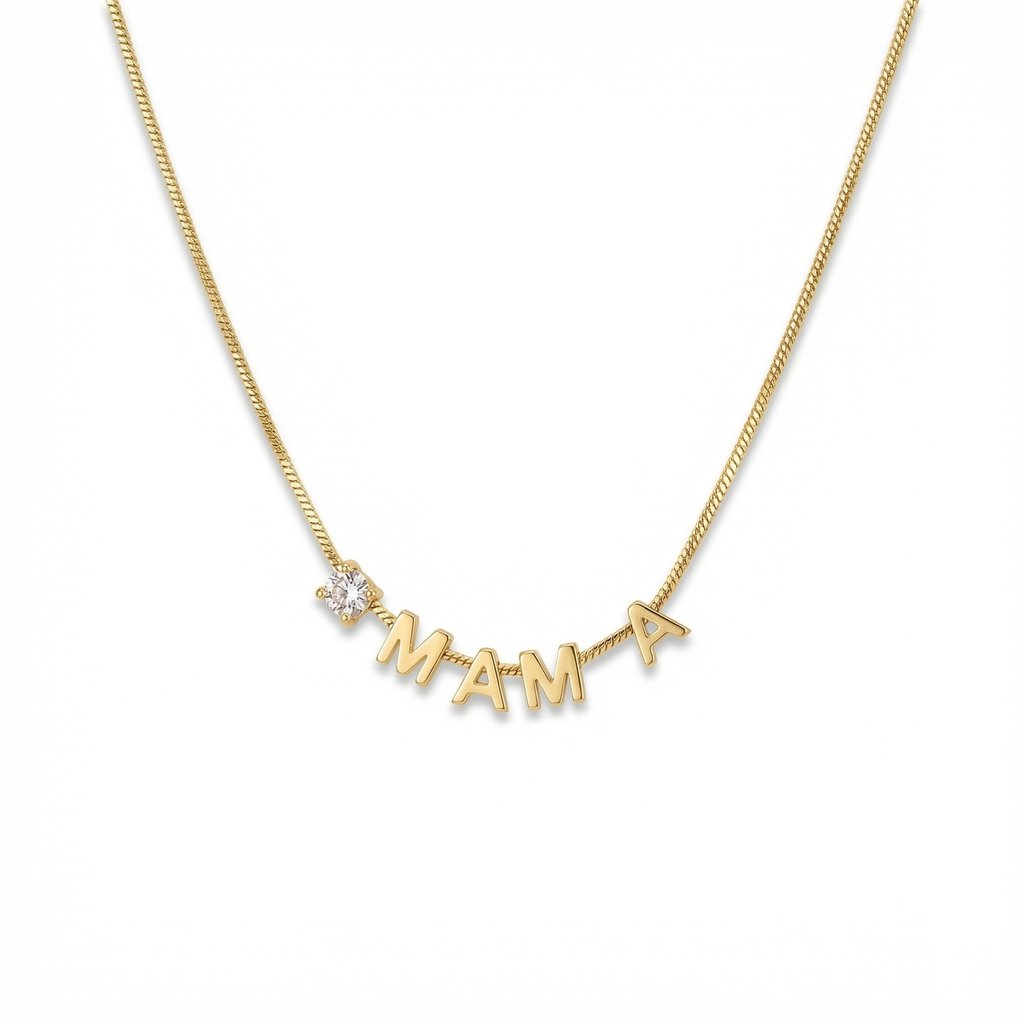 [C-151] Collar Chapa de oro 18K · C-151