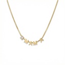 Collar Chapa de oro 18K · C-151