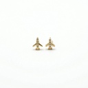 Arete Chapa de oro 18K · AR-511