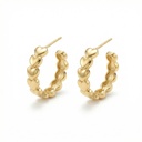 Arracada Chapa de oro 18K · A-088