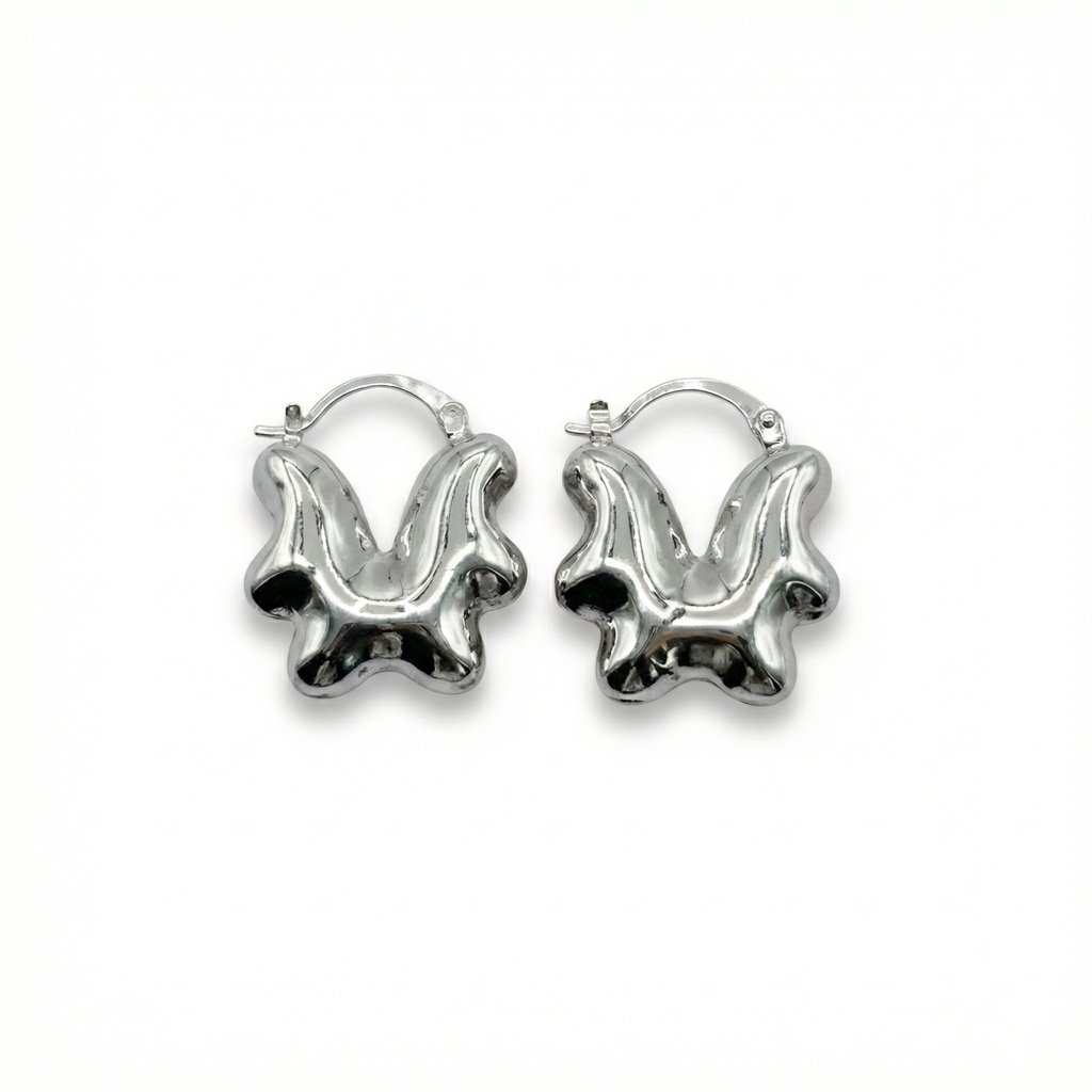 [A-251] Arracada Chapa de oro 18K · A-251