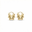 Arracada Chapa de oro 18K · A-226