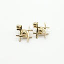 Arete Chapa de oro 18K · AR-104