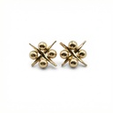 Arete Chapa de oro 18K · AR-125
