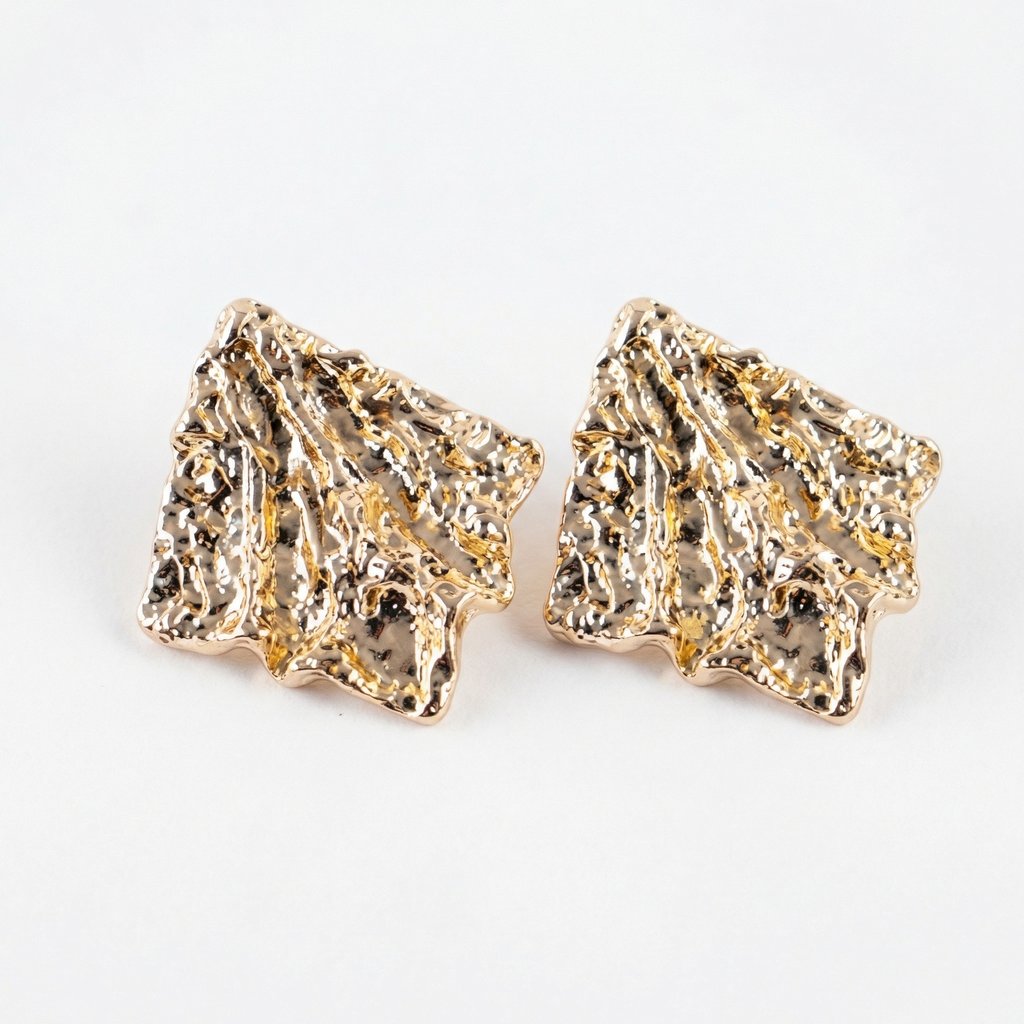 Arete Chapa de oro 18K · AR-408