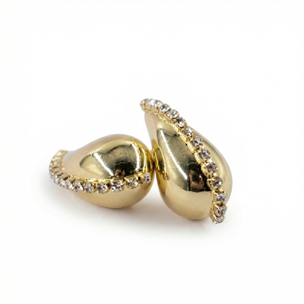 Arete Chapa de oro 18K · AR-379