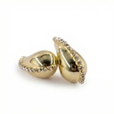 Arete Chapa de oro 18K · AR-379