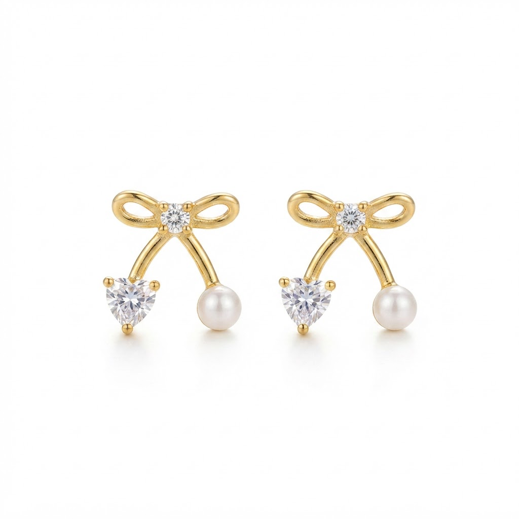 Arete Chapa de oro 18K · AR-339