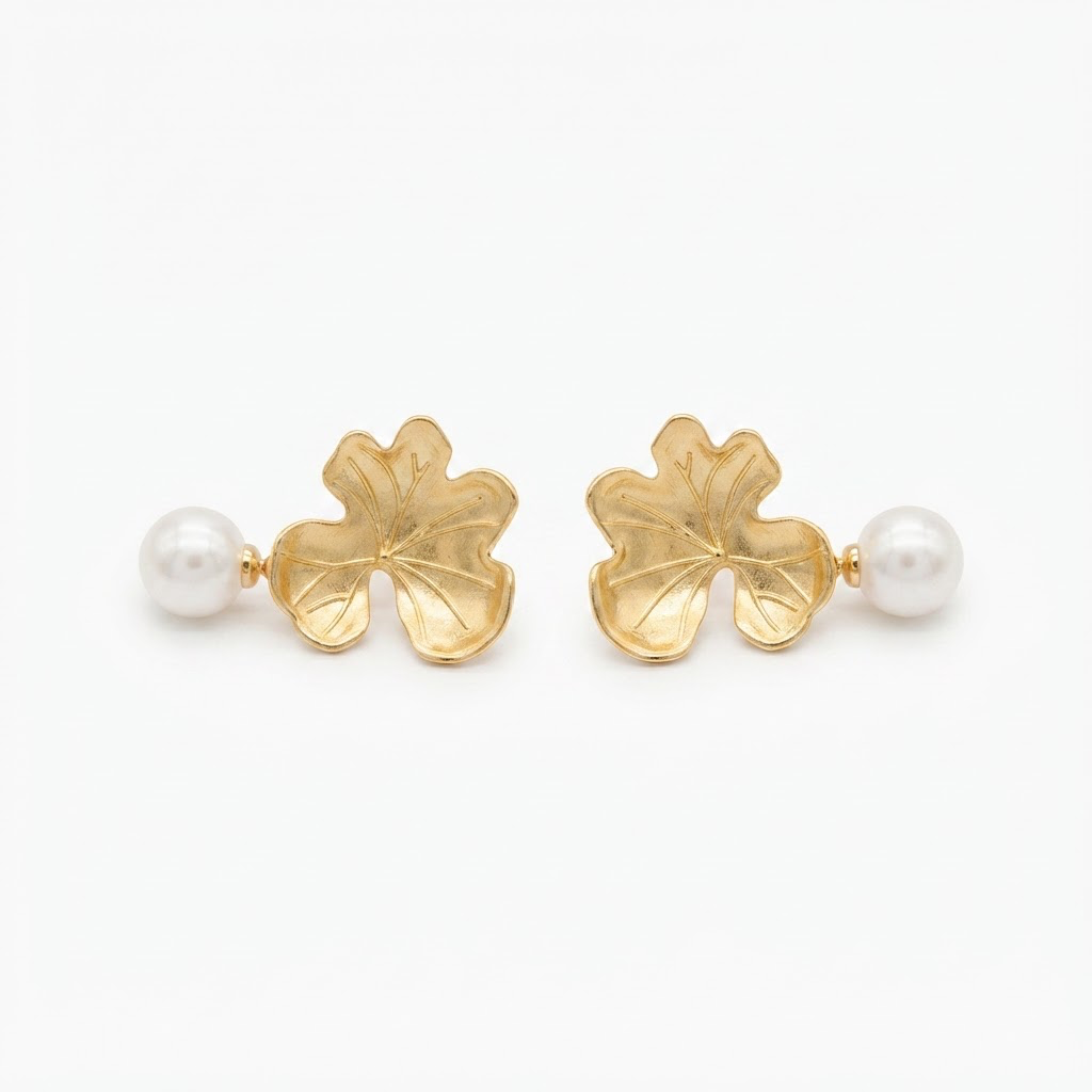 Arete Chapa de oro 18K · AR-331