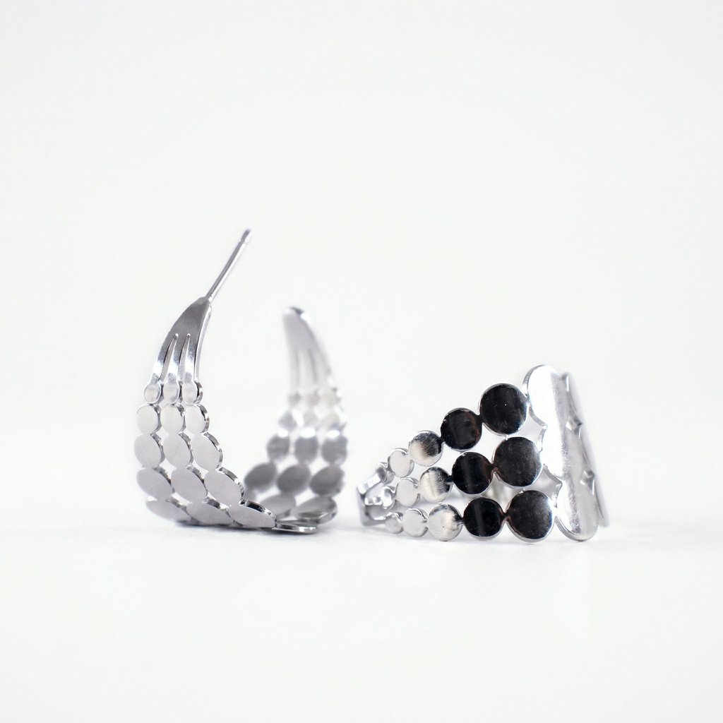 Arete Chapa de oro 18K · AR-192