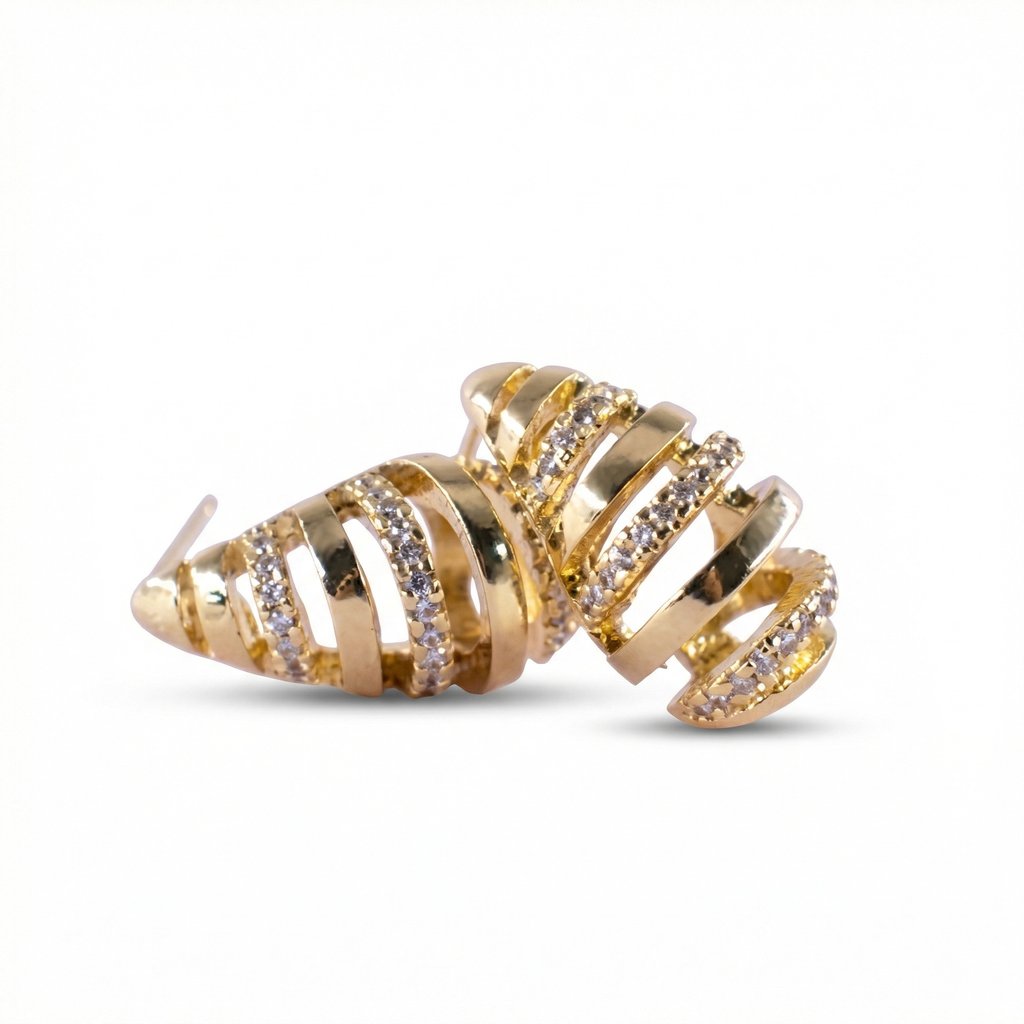 Arete Chapa de oro 18K · AR-164