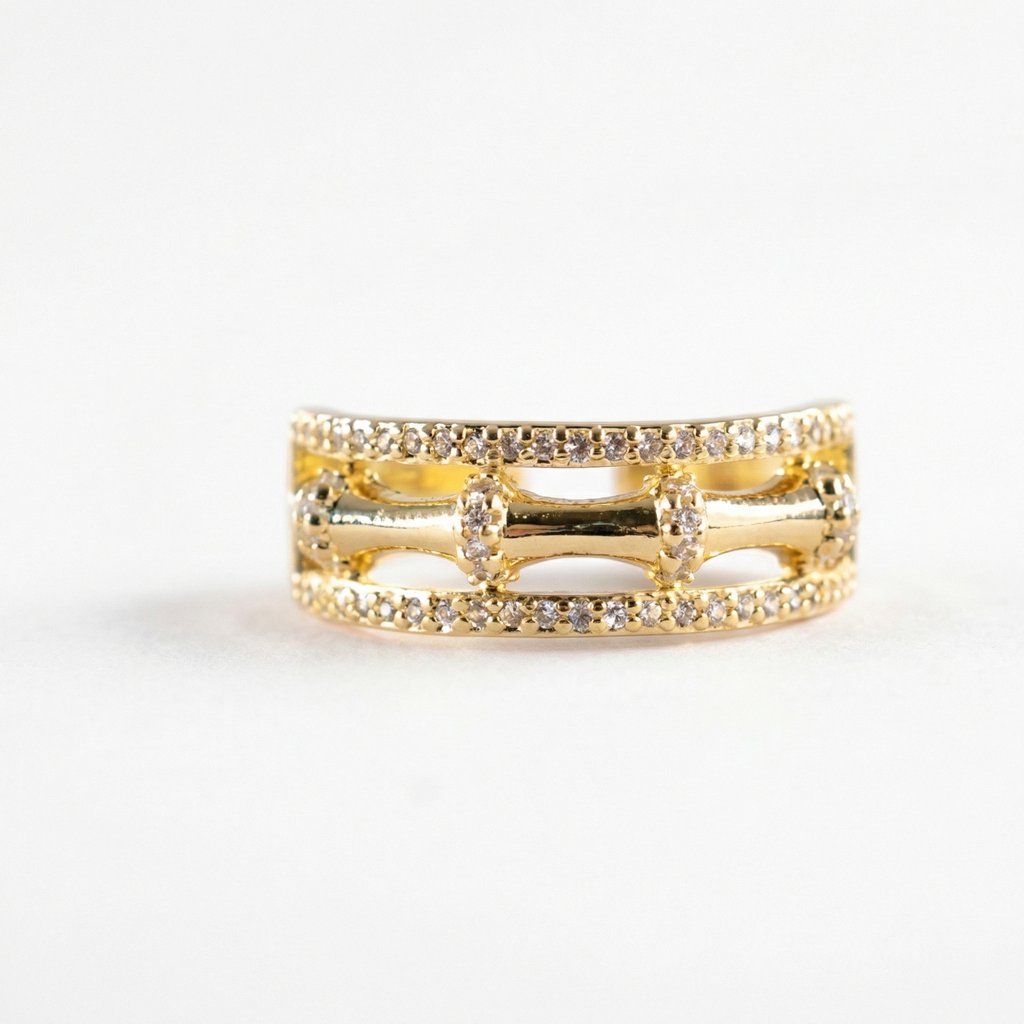 [AN-139] Anillo Chapa de oro 18K · AN-139