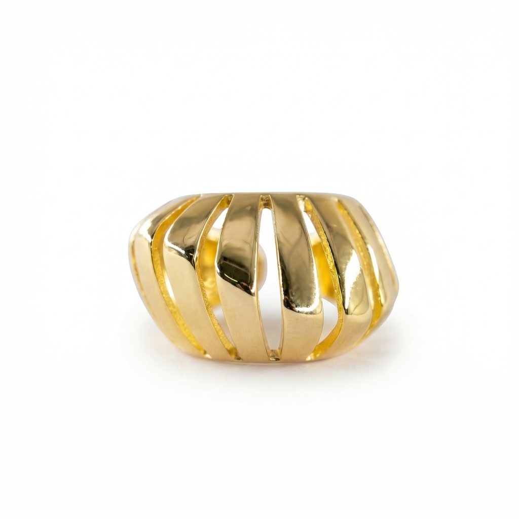 [AN-407] Anillo Chapa de oro 18K · AN-407