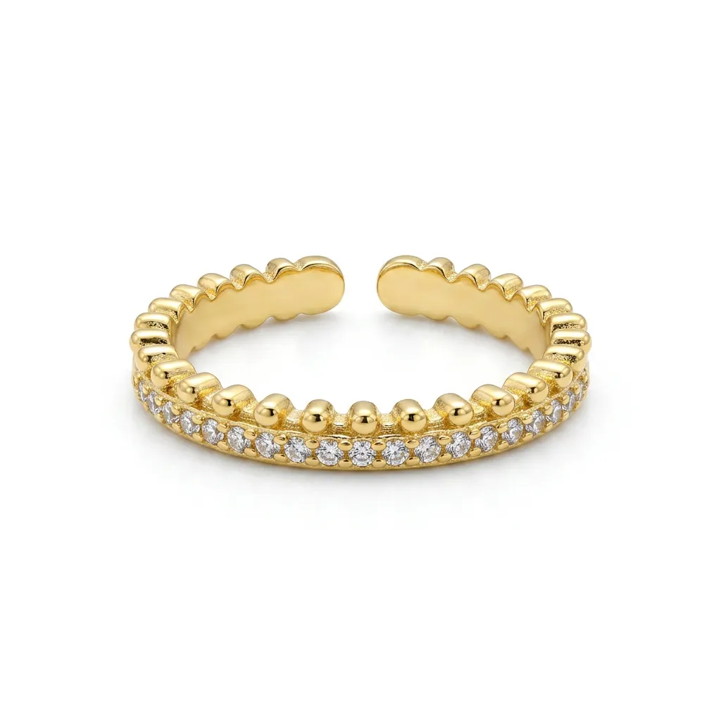 [AN-402] Anillo Chapa de oro 18K · AN-402