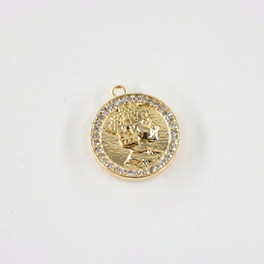 Dije Chapa de oro 18K · DI-007G