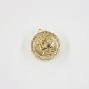 Dije Chapa de oro 18K · DI-007G