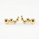 Arete Chapa de oro 18K · AR-211