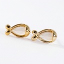 Arete Chapa de oro 18K · AR-294