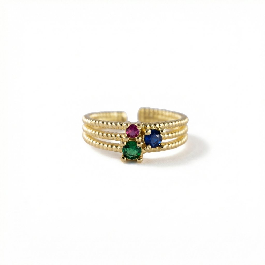 [AN-293] Anillo Chapa de oro 18K · AN-293