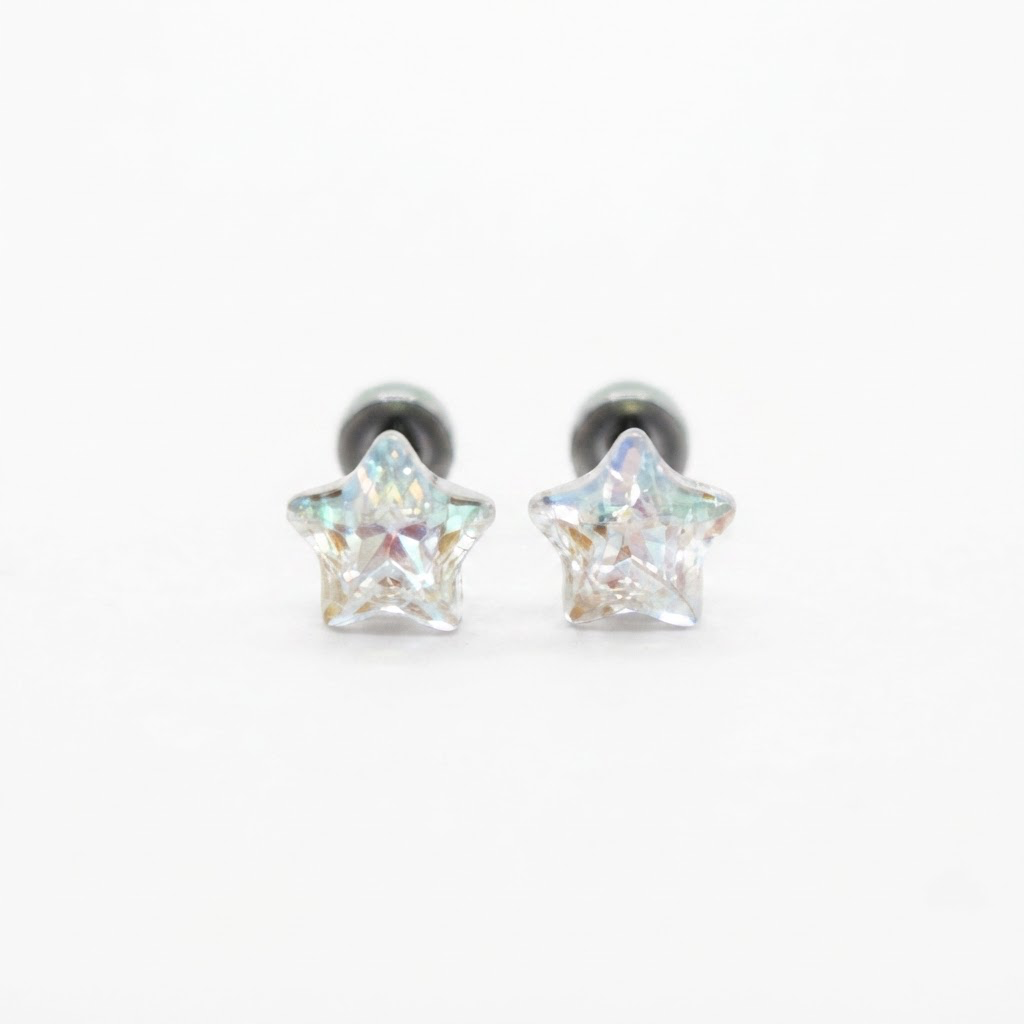 [PI-014] Piercing de oro 10K Acero inoxidable 316 · PI-014