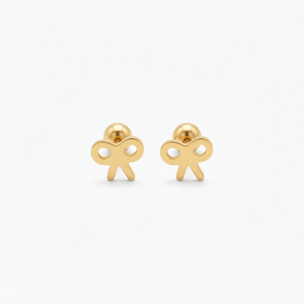 [PI-034] Piercing de oro 10K Acero inoxidable 316 · PI-034
