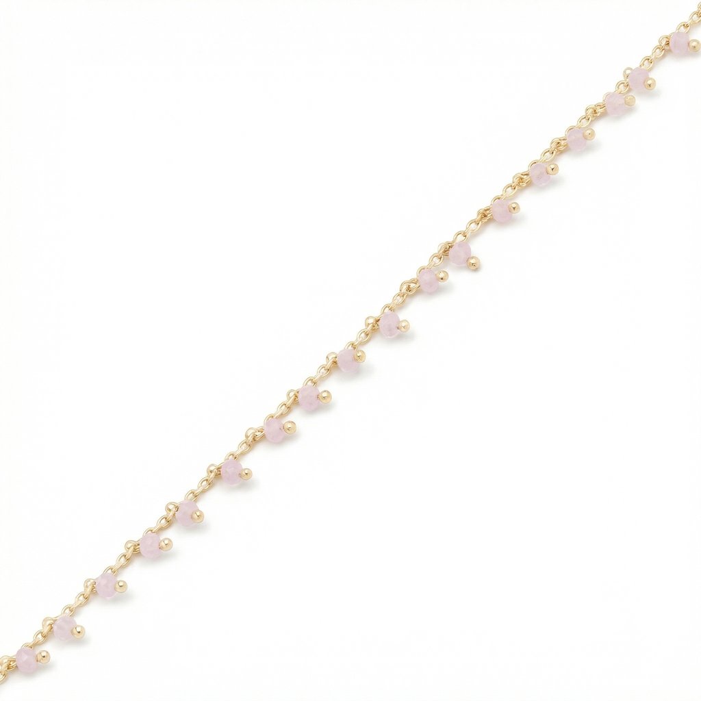 Cristal Rosa Colgante