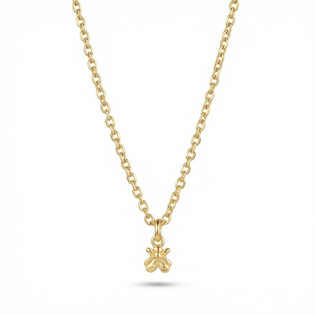 [C-009] Collar Chapa de oro 18K · C-009