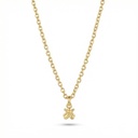 Collar Chapa de oro 18K · C-009