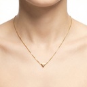 Collar Chapa de oro 18K · C-001