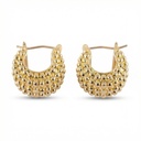 Arracada Chapa de oro 18K · A-066