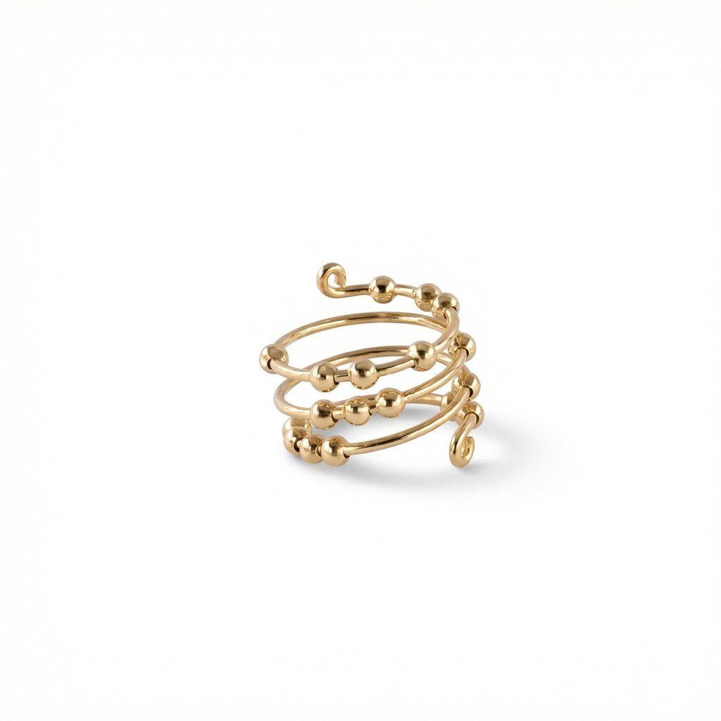 [AN-225] Anillo Chapa de oro 18K · AN-225