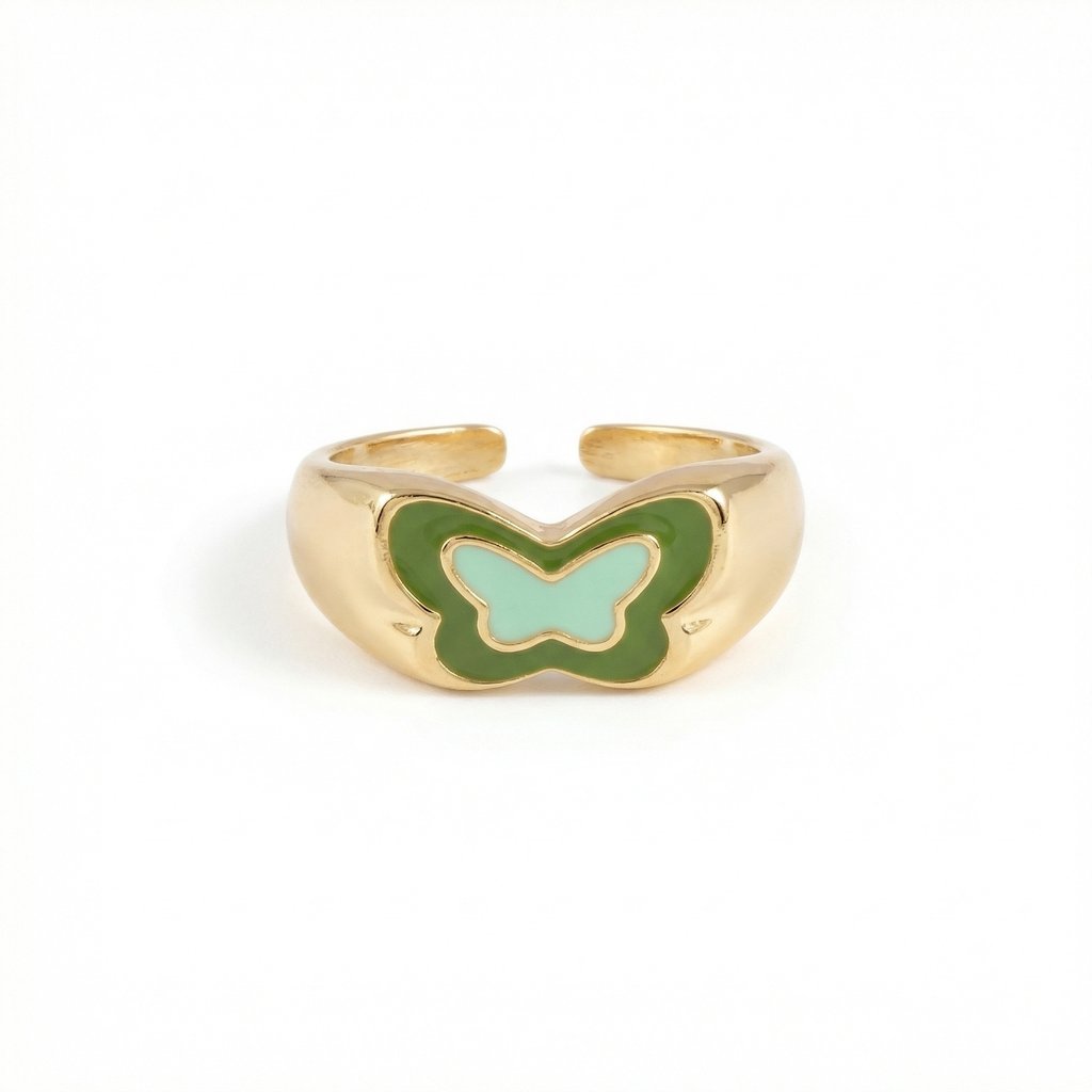 [AN-144] Anillo Chapa de oro 18K · AN-144