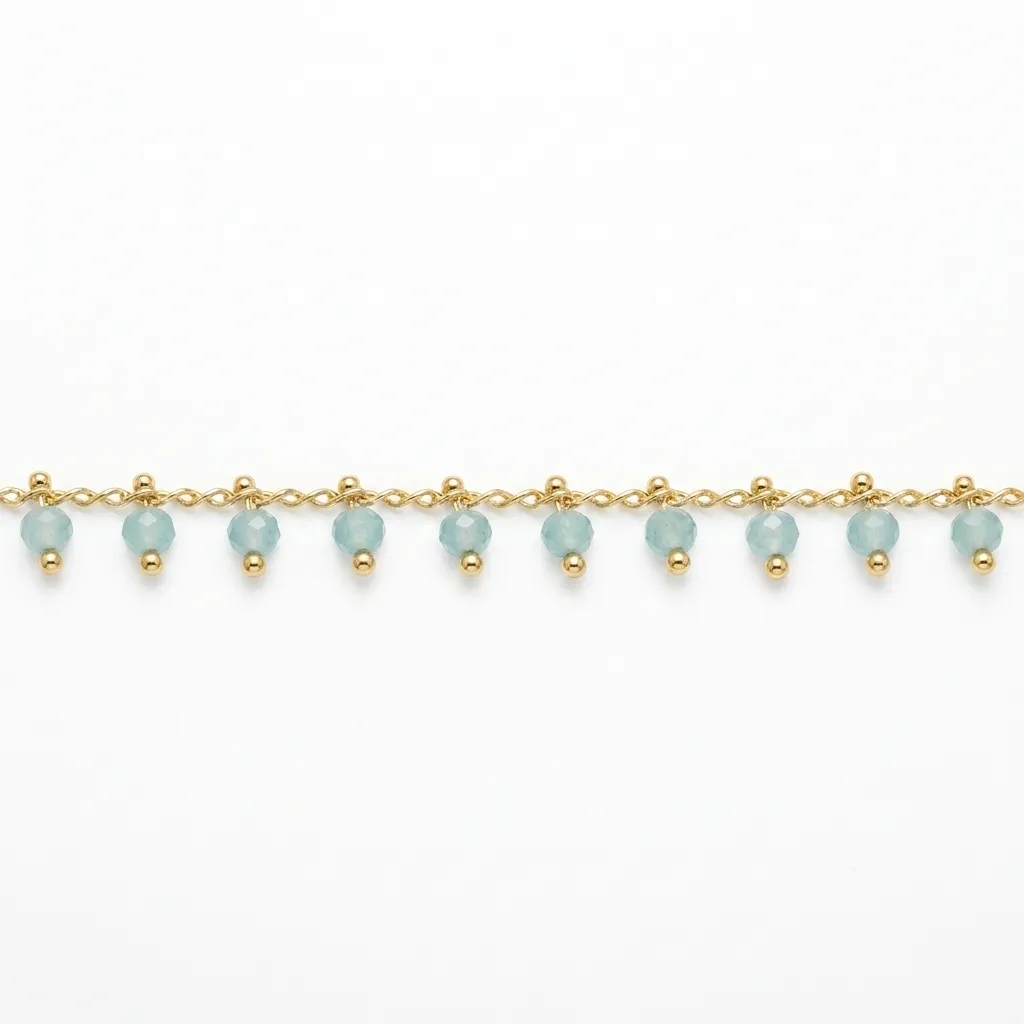 [CAD-006AC] Cristal azul colgante