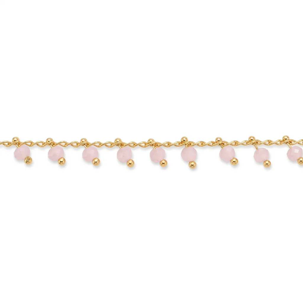[CAD-006RC] Cristal rosa colgante