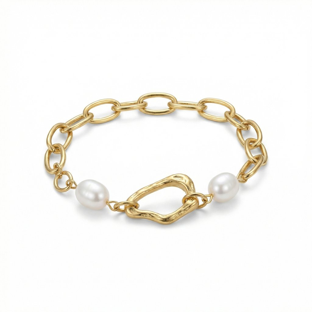 [PUL-114] Pulsera Chapa de oro 18K · PUL-114