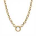 Collar Chapa de oro 18K · C-239
