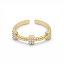 Anillo Chapa de oro 18K · AN-986